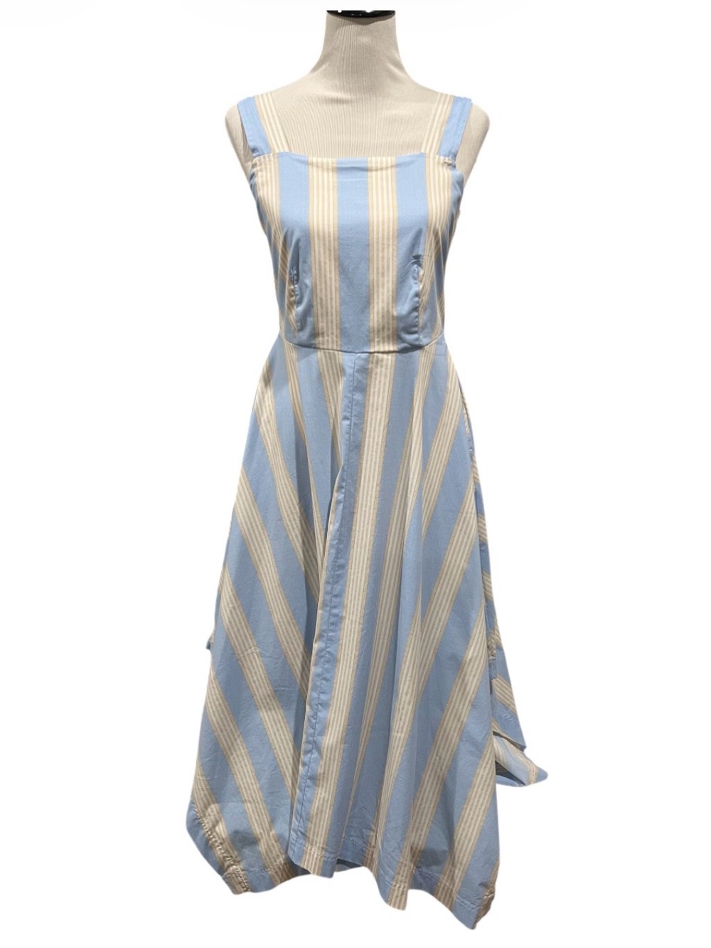 SUMMERSALT The Coastal Poplin Smocked-Back Maxi Dress Size Medium - Picture 2 of 8